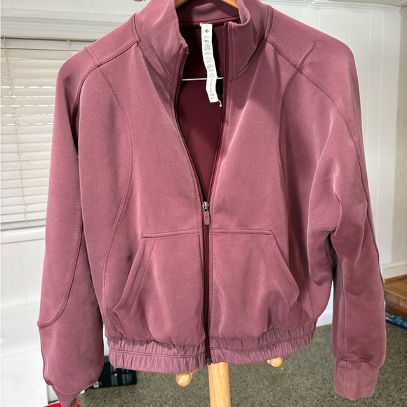 lululemon athletica Jackets & Blazers - Lululemon Athletica Burgundy Jacket women’s size 6